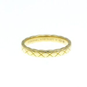 CHANEL 18k Yellow Gold Ring